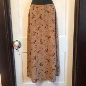Long Floral Skirt